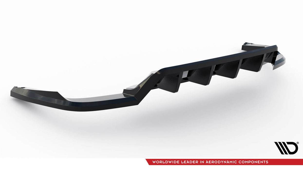 Rear Splitter (with vertical bars) Skoda Kodiaq RS Mk1 / Mk1 Facelift-SK-KO-1F-RS-RD1GplusRD2G