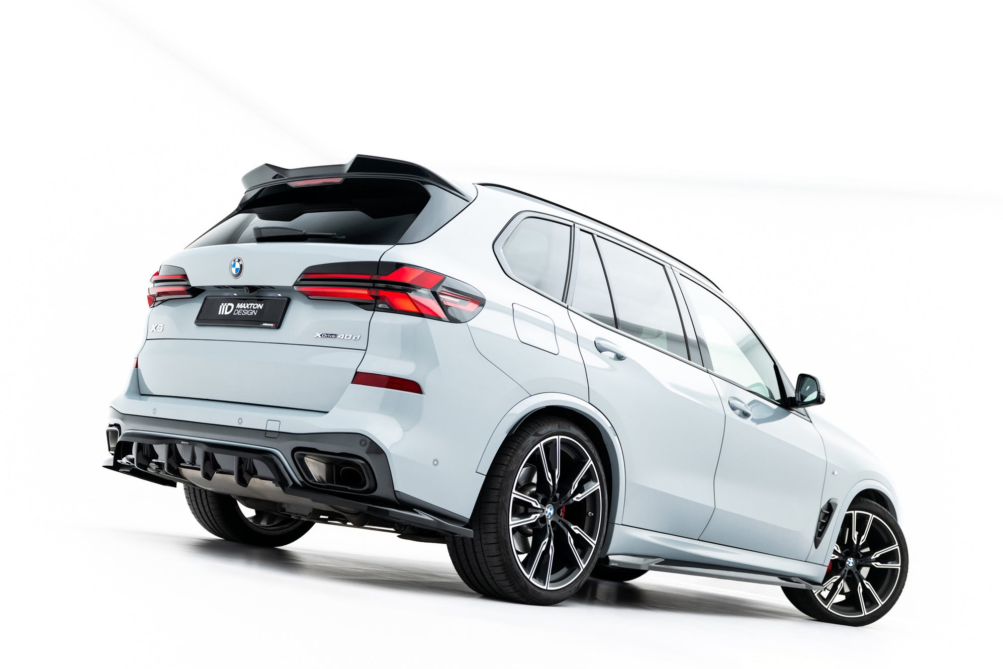 Rear Splitter (with vertical bars) V.1 BMW X5 M-Pack G05 Facelift ...