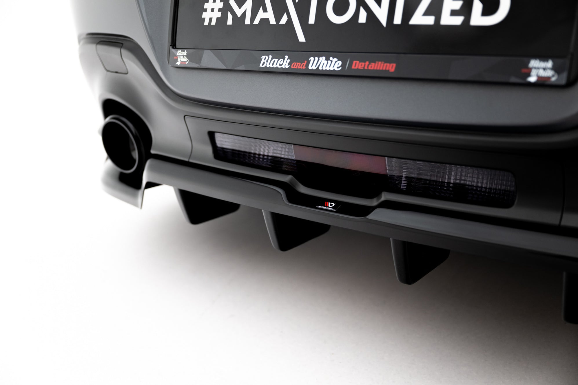 Rear Splitter (with vertical bars) V.1 + Flaps Toyota GR86 Mk1 — Harrys ...