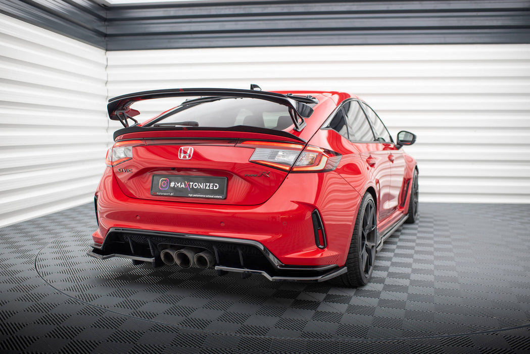 Honda Racing Splitter Rear Splitter (with vertical bars) V.1 Honda Civic Type-R Mk 11 ...