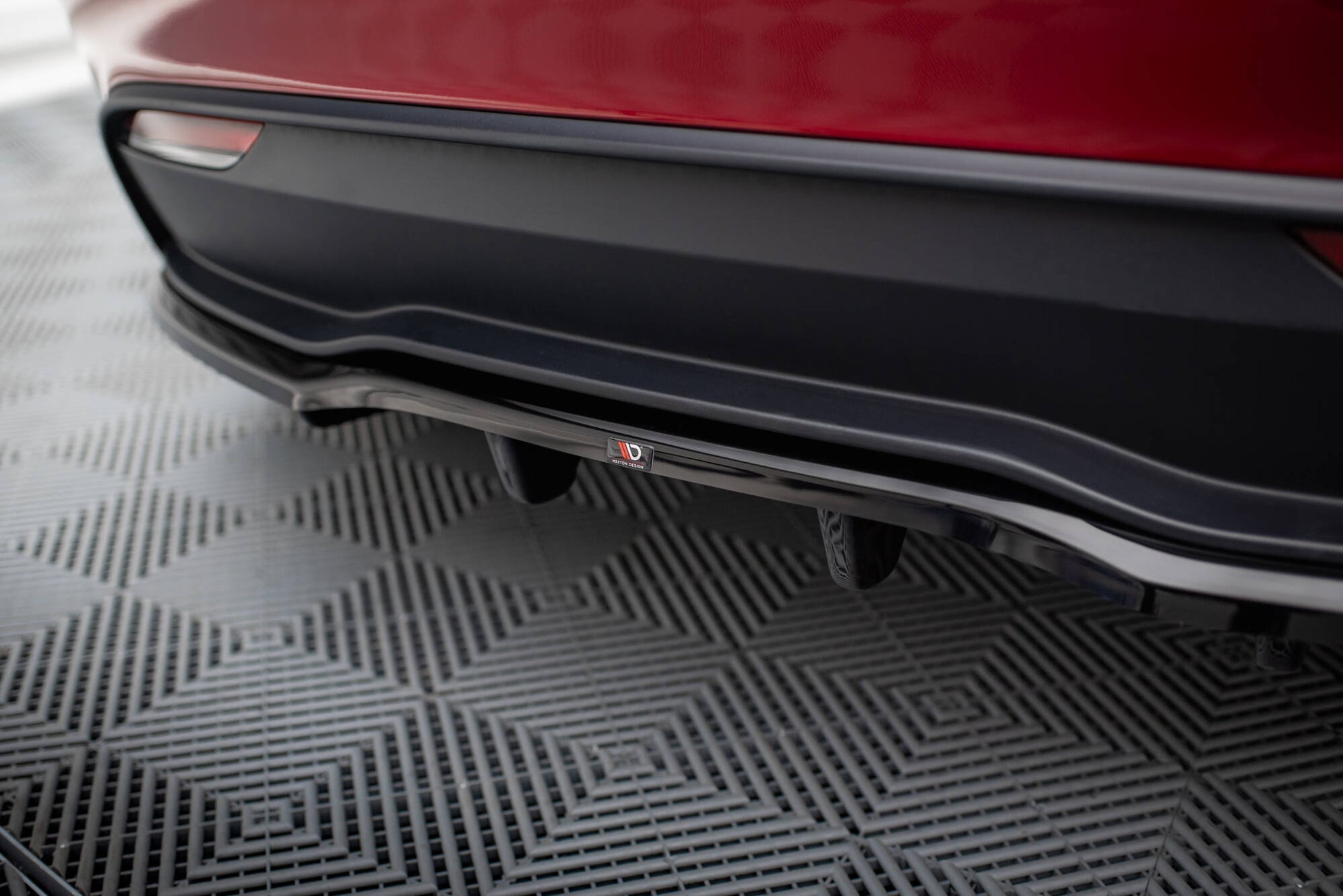 Rear Splitter (with vertical bars) V.1 Tesla Model 3 Project Highland ...