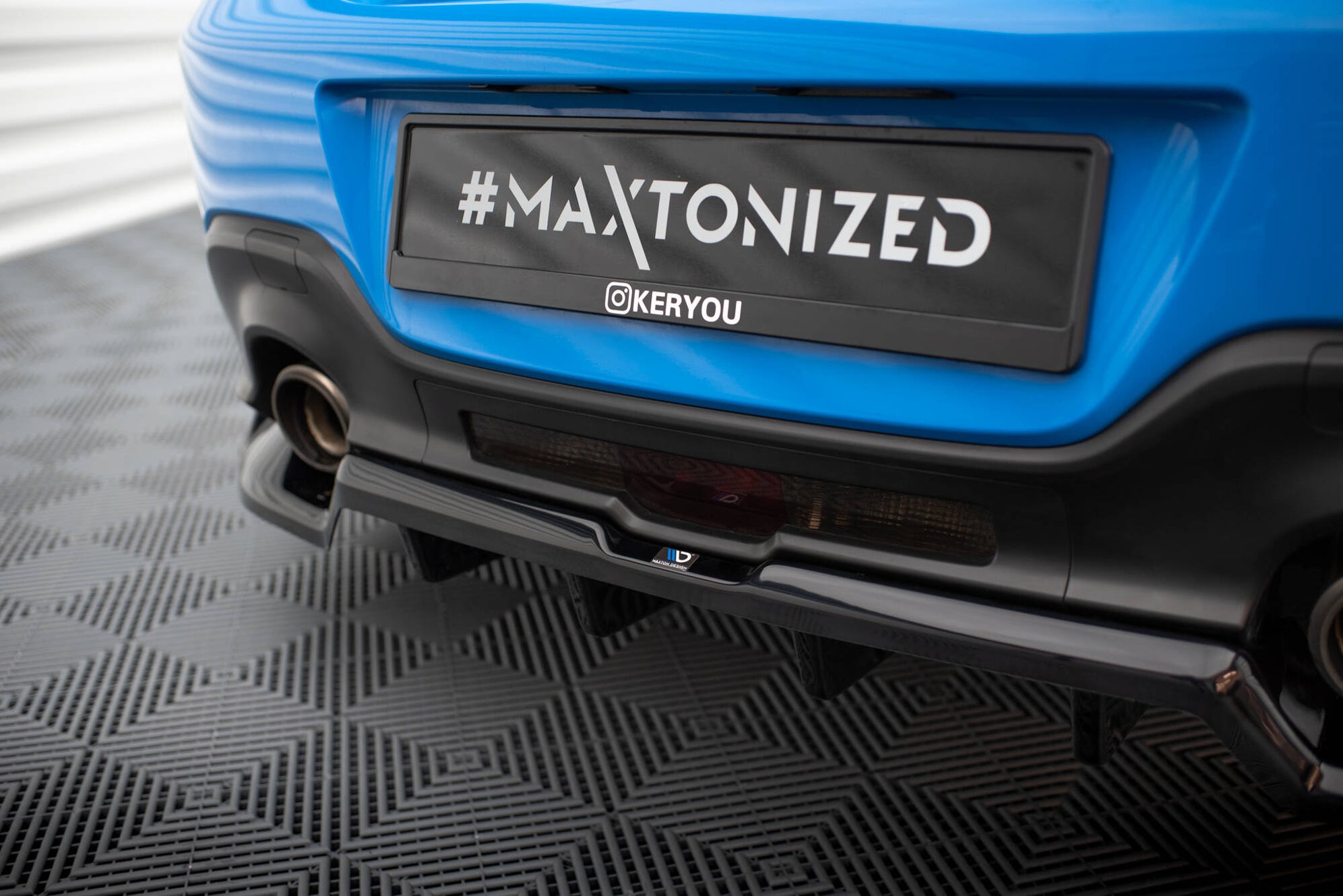 Rear Splitter (with vertical bars) V.1 Toyota GR86 Mk1 — Harrys Euro