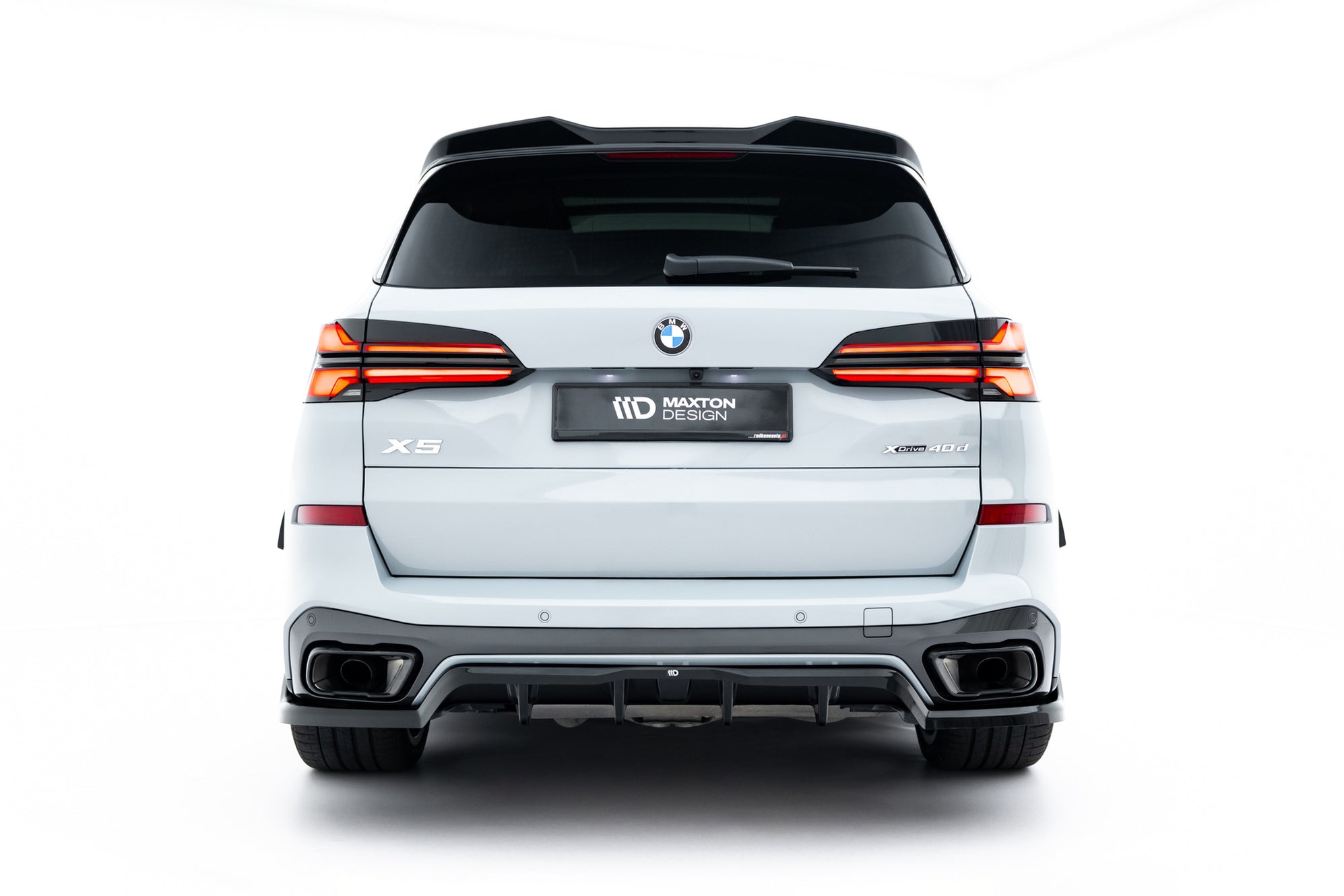Rear Splitter (with vertical bars) V.2 BMW X5 M-Pack G05 Facelift ...
