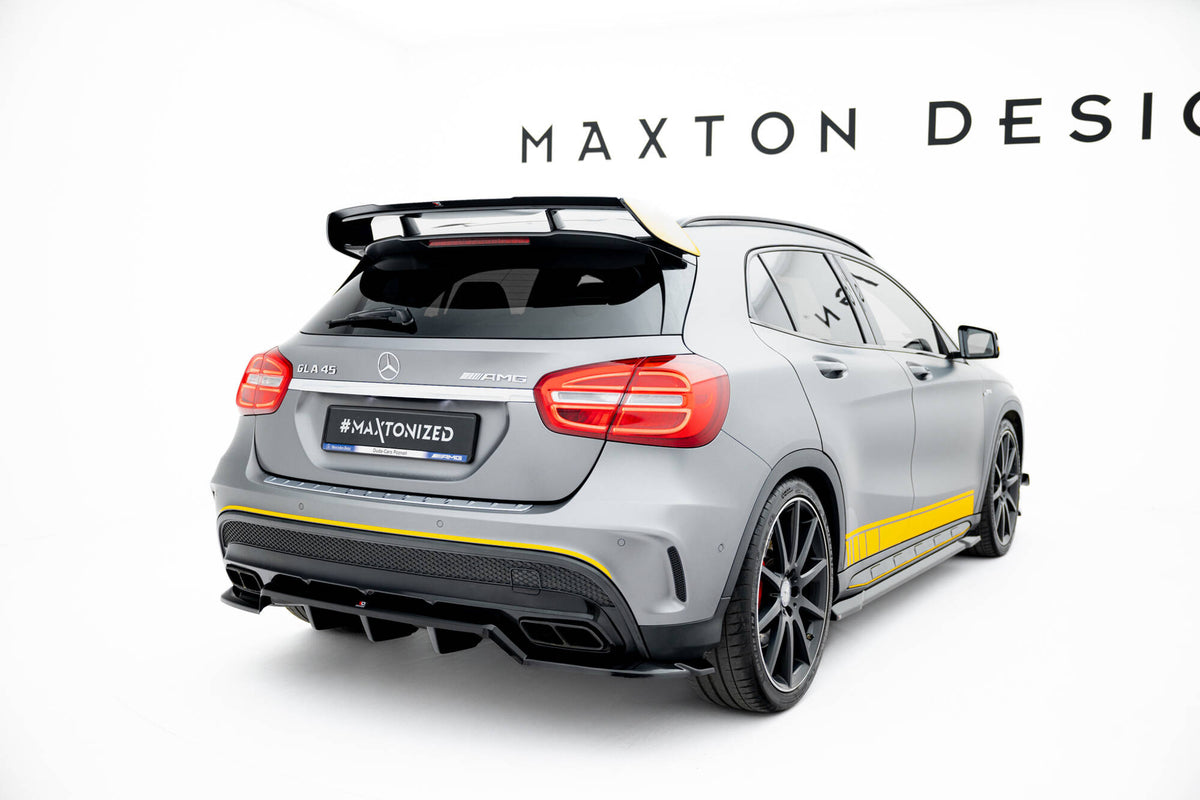 Rear Splitter (with vertical bars) V.2 Mercedes-Benz GLA 45 AMG X156 ...