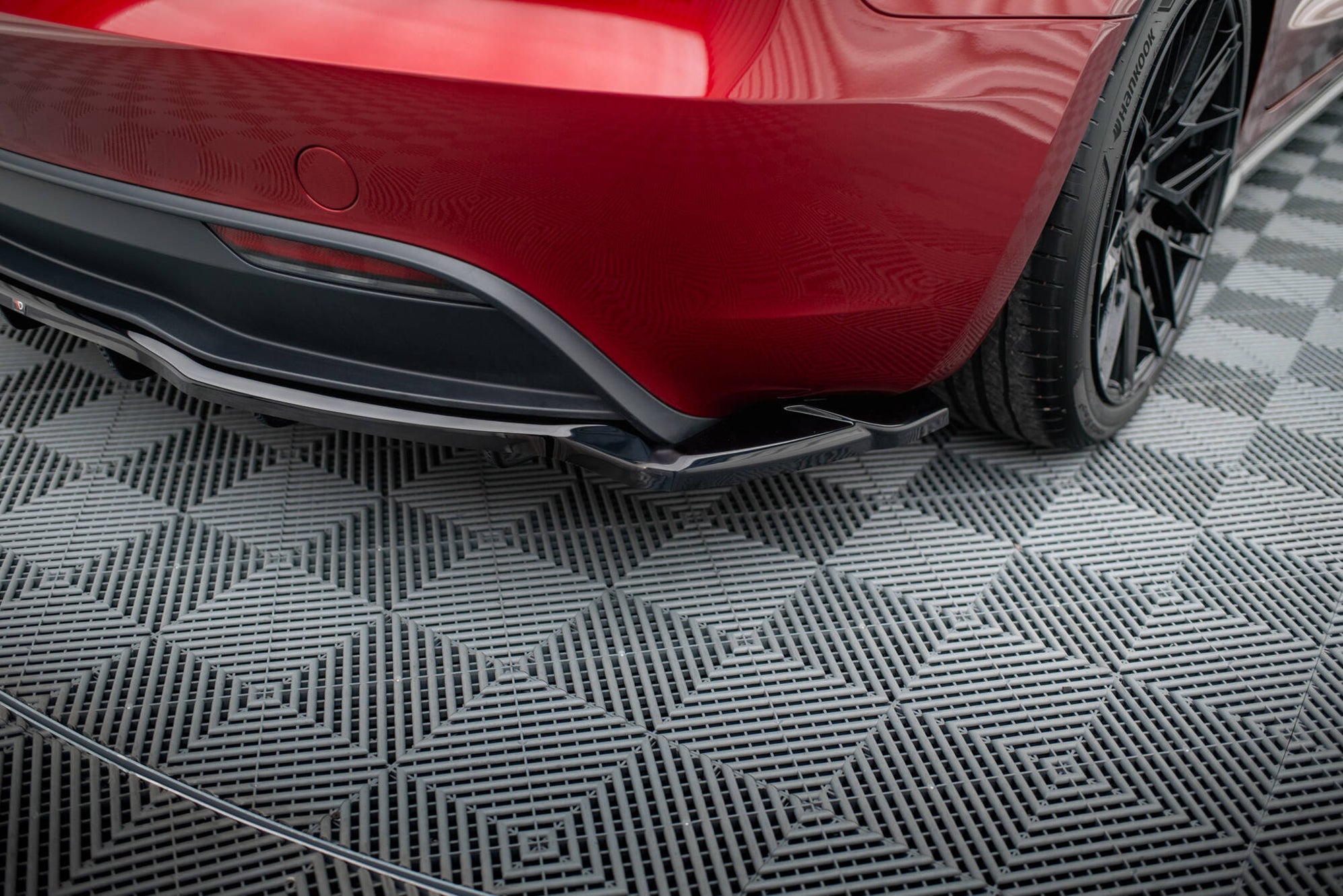 Rear Splitter (with vertical bars) V.2 Tesla Model 3 Project Highland ...