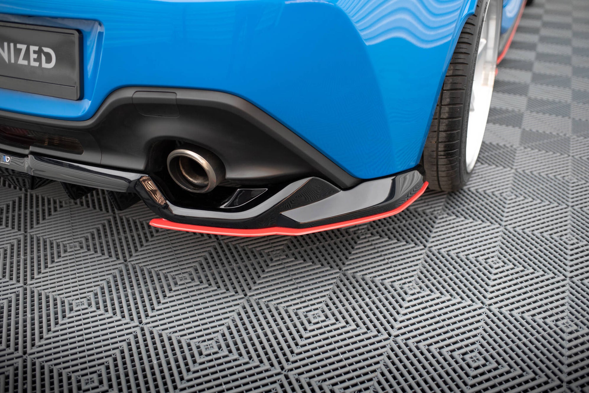 Rear Splitter (with vertical bars) V.2 Toyota GR86 Mk1 — Harrys Euro