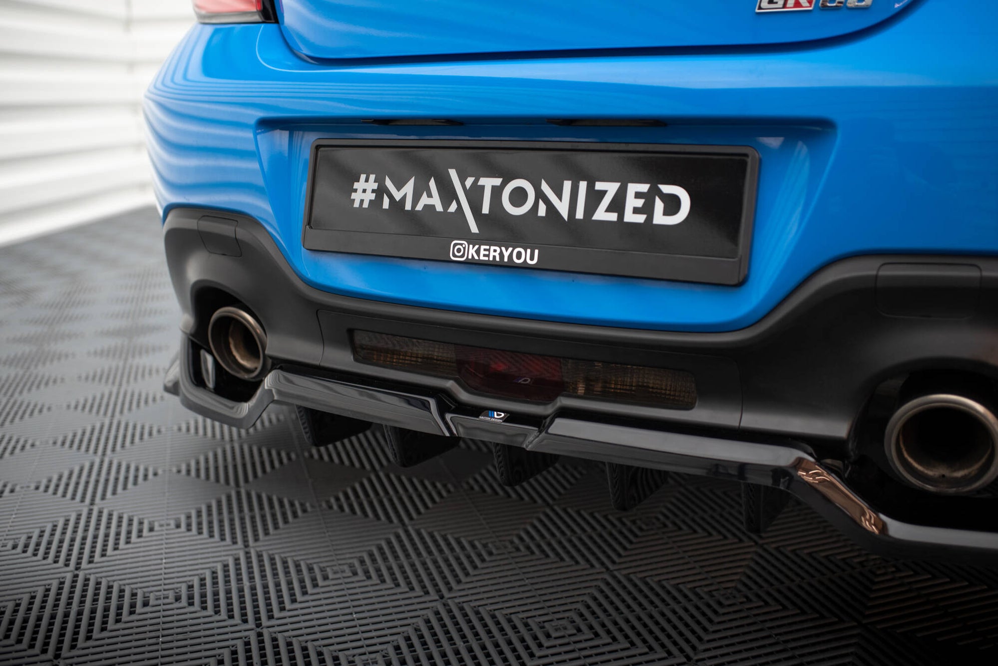 Rear Splitter (with vertical bars) V.3 Toyota GR86 Mk1 — Harrys Euro