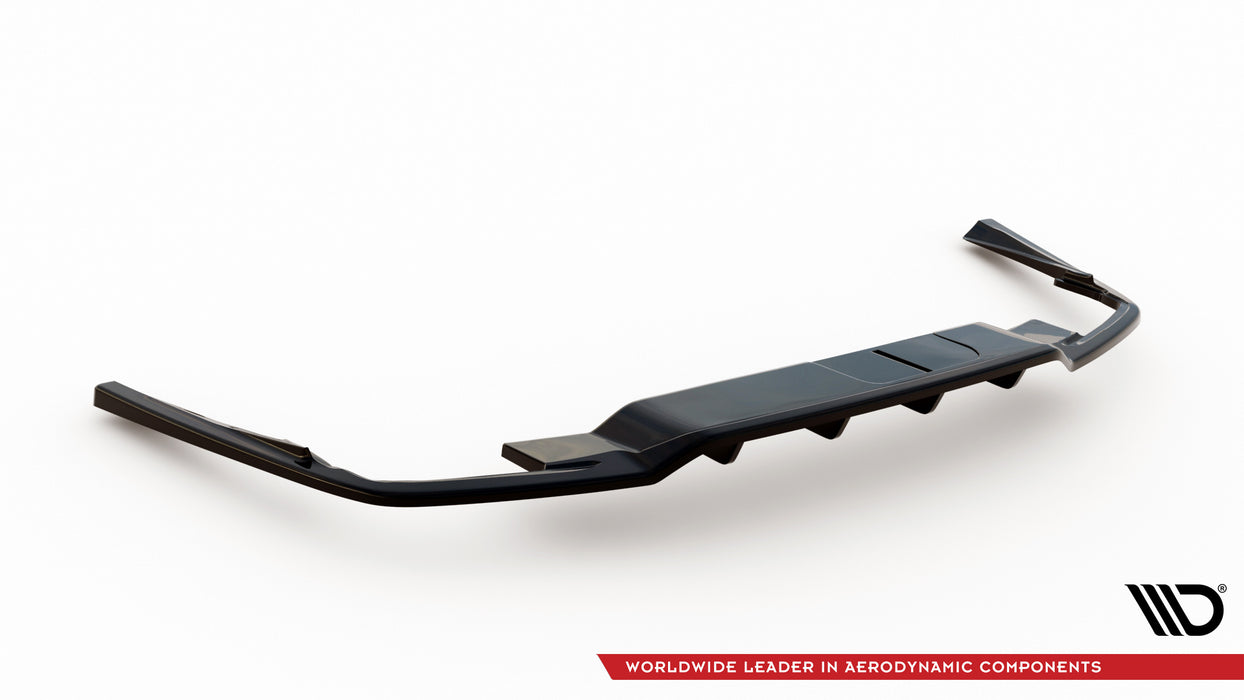 Rear Splitter (with vertical bars) Volvo S60/V60 R-Design Mk3-VO-S60-3-RDESIGN-RD1GplusRD2G