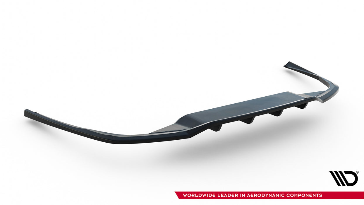 Rear Splitter (with vertical bars) Volvo S60/V60 R-Design Mk3-VO-S60-3F-RDESIGN-RD1GplusRD2G