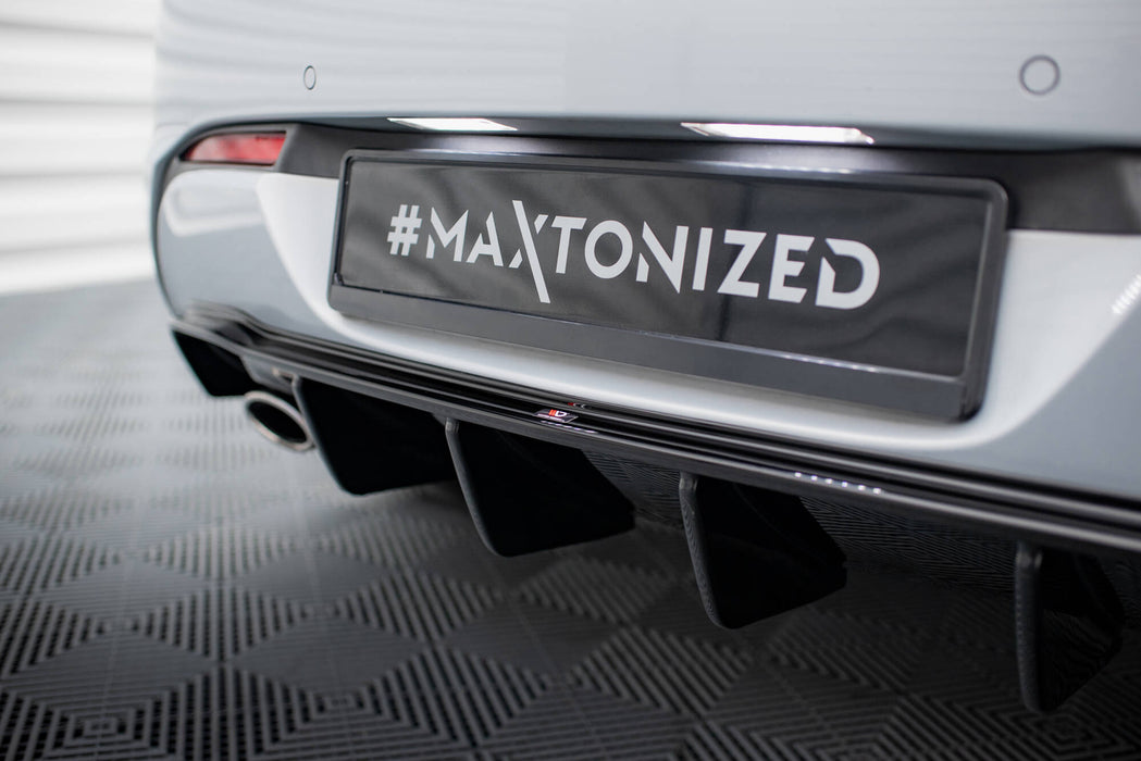 Rear Valance Opel Astra GTC OPC-Line J (Version with single exhausts on both sides)