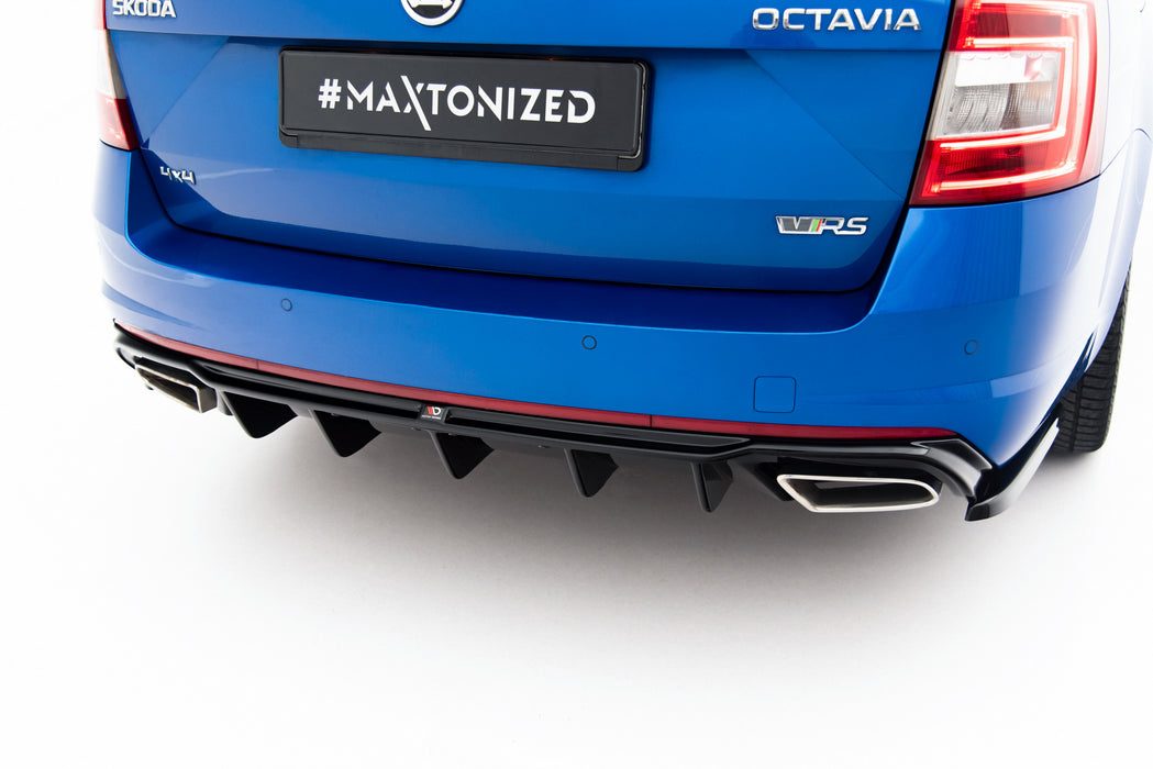 Rear Valance V.2 Skoda Octavia RS Mk3 / Mk3 FL Hatchback / Estate-SK-OC-3-RS-RS2GplusRS2RG-PB