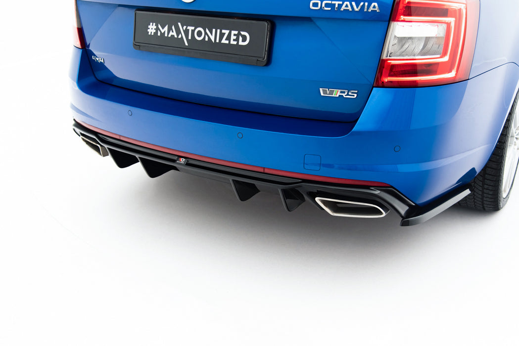 Rear Valance V.2 Skoda Octavia RS Mk3 / Mk3 FL Hatchback / Estate-SK-OC-3-RS-RS2GplusRS2RG-ON