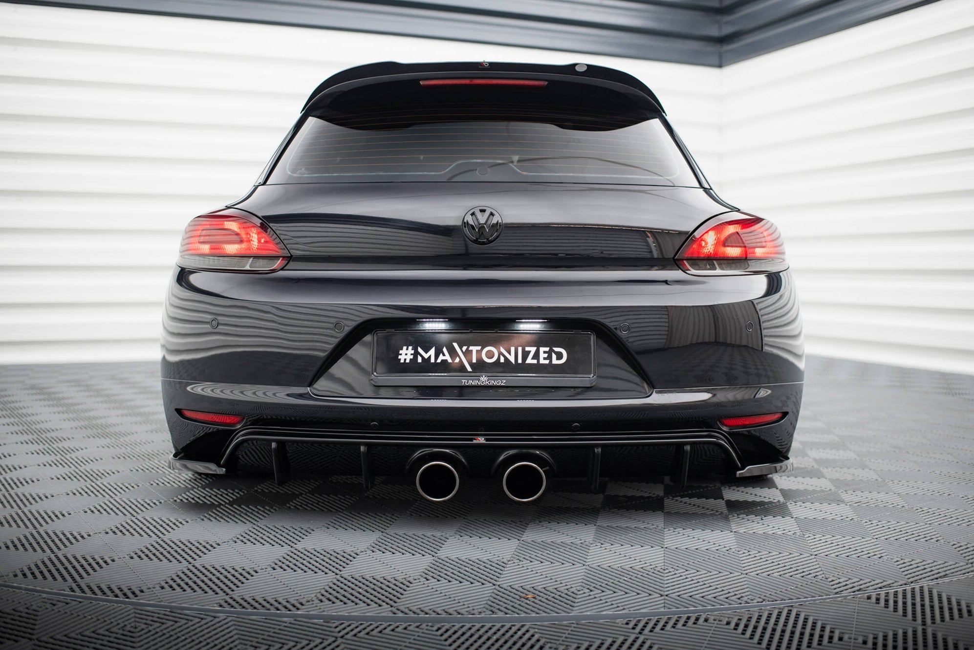 Rear Valance V.2 Volkswagen Scirocco Mk3 (R32 Exhaust) — Harrys Euro