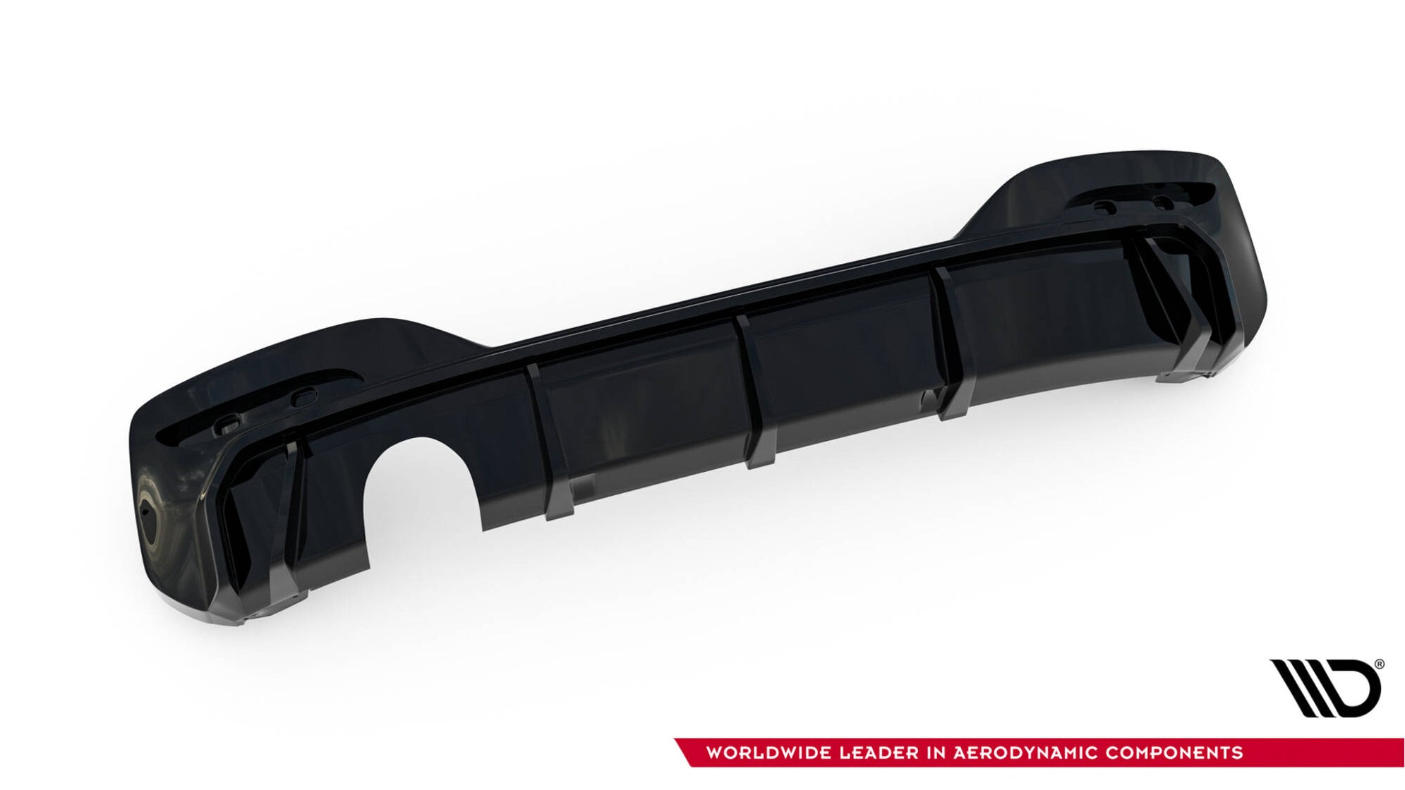 Rear Valance V.3 BMW 1 M-Pack F20 Facelift (Version with single exhaus ...