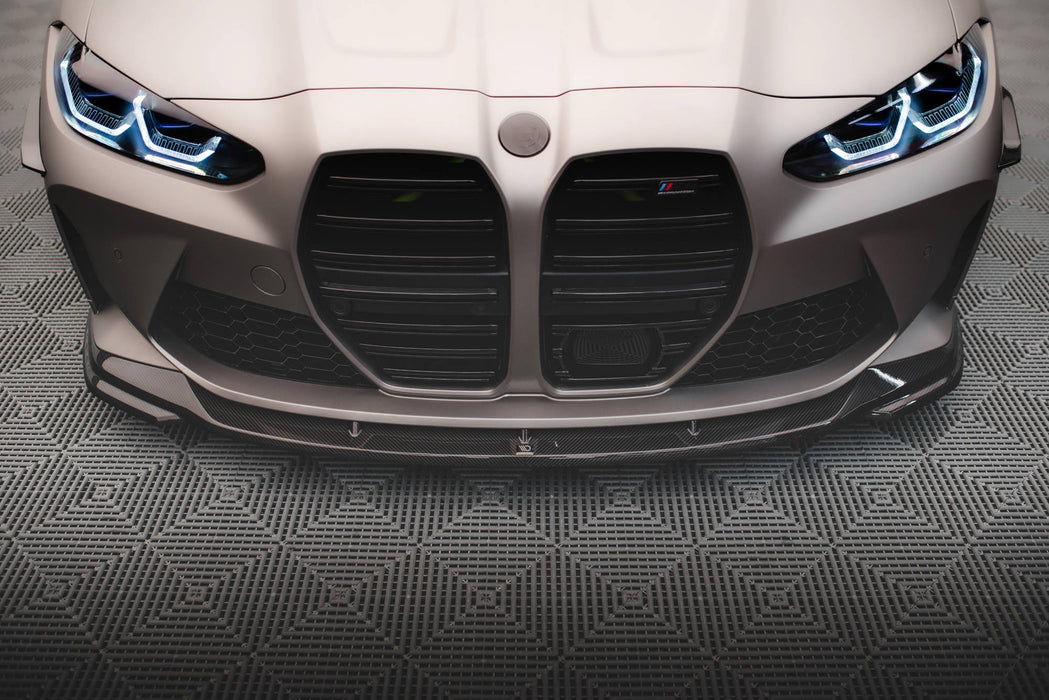 Set of Prepreg Carbon Fiber Splitters BMW M4 Coupe G82 / G82 Facelift