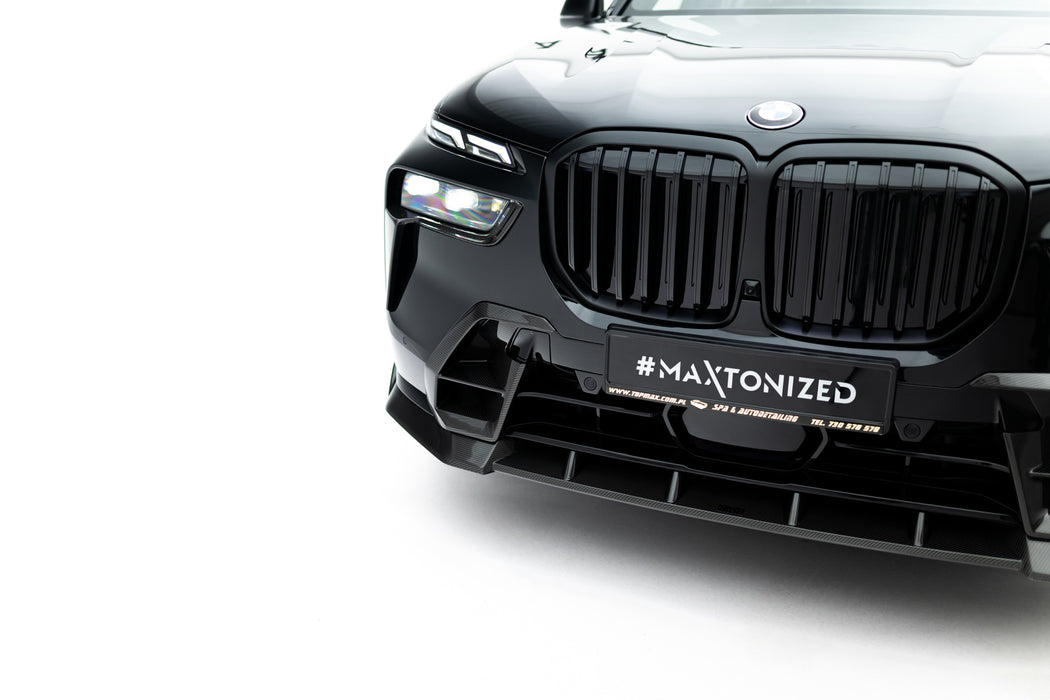 Set of Prepreg Carbon Splitters V.2 BMW X7 M-Pack G07 Facelift