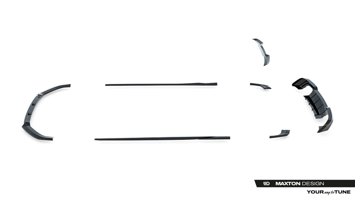 Set of Splitters Audi S3 Sportback 8V Facelift