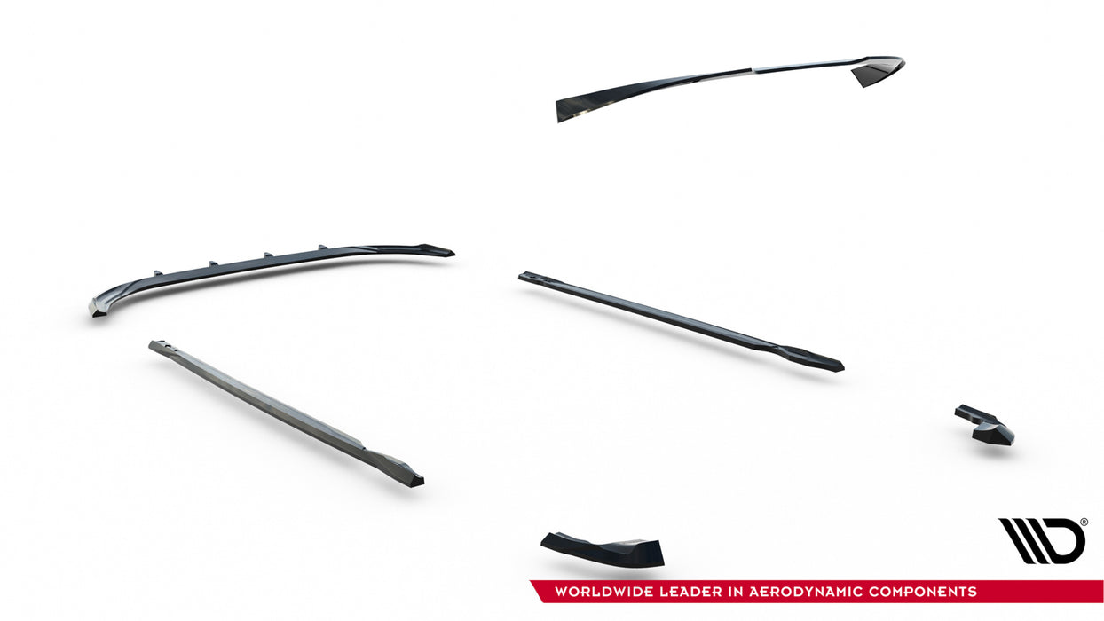 Set of Splitters V.2 Volkswagen Golf R Hatchback Mk8 Facelift