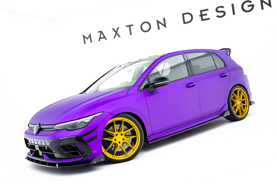 Set of Splitters V.3 Volkswagen Golf R Hatchback Mk8 Facelift