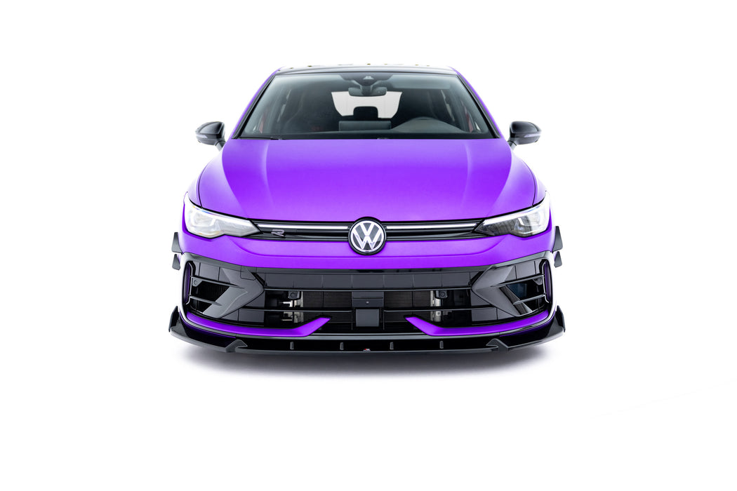 Set of Splitters V.4 Volkswagen Golf R Hatchback Mk8 Facelift