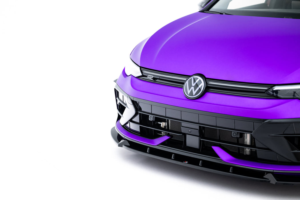 Set of Splitters V.4 Volkswagen Golf R Hatchback Mk8 Facelift