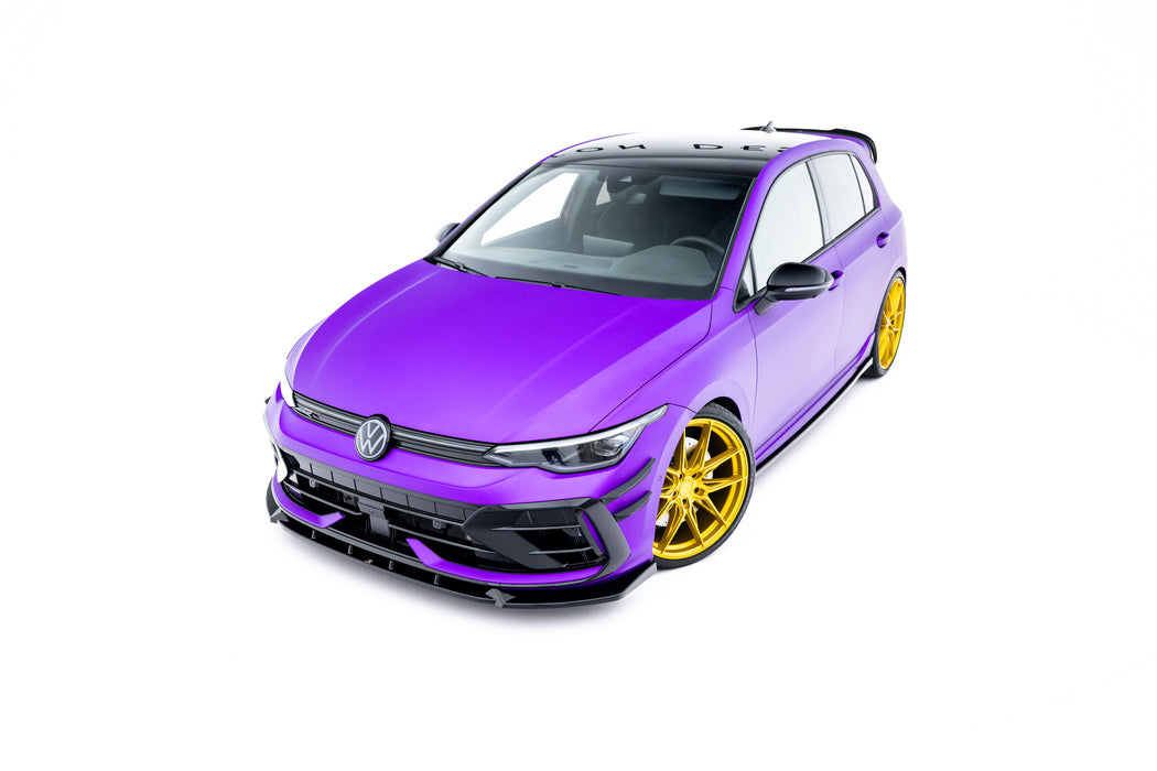 Set of Splitters V.5 Volkswagen Golf R Hatchback Mk8 Facelift