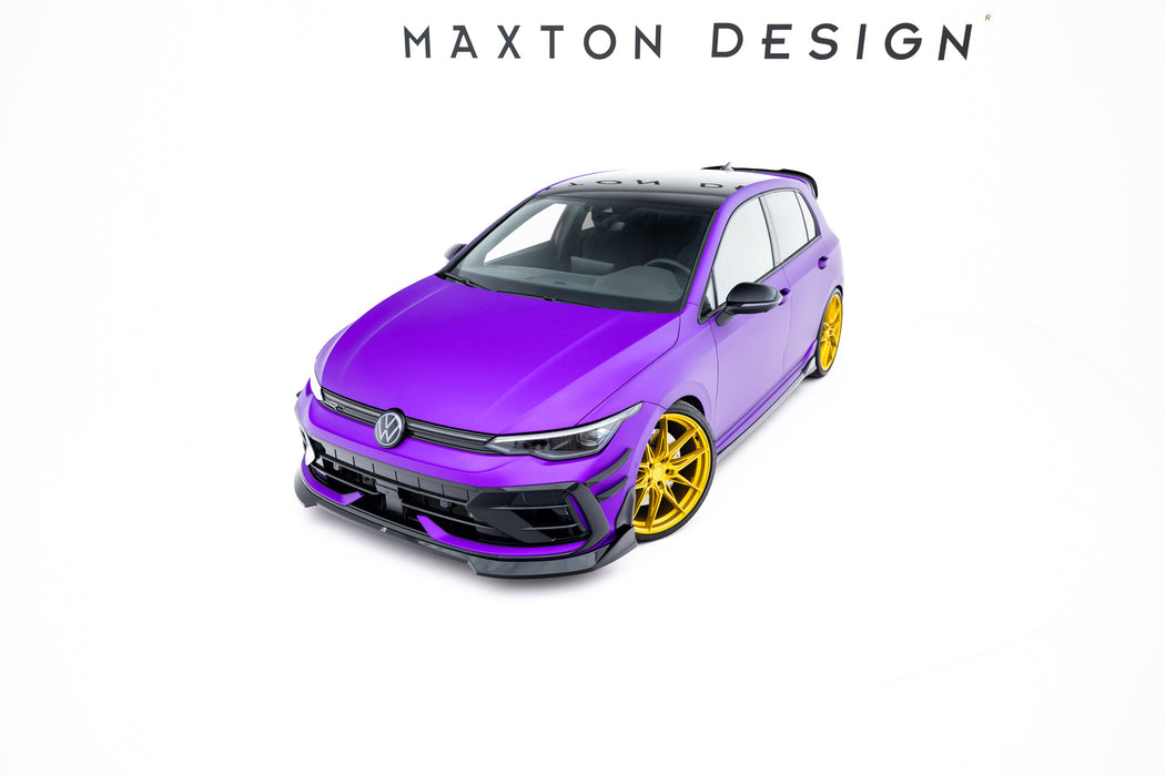 Set of Splitters V.6 Volkswagen Golf R Hatchback Mk8 Facelift
