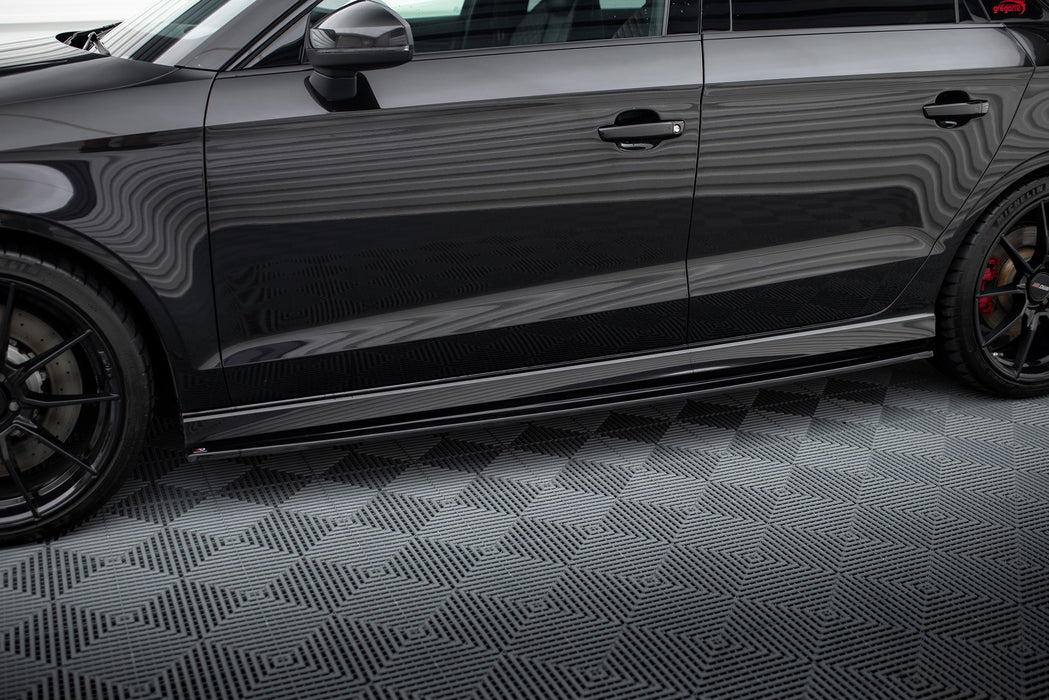 Side Skirts Diffusers Audi RS3 8V FL Sedan