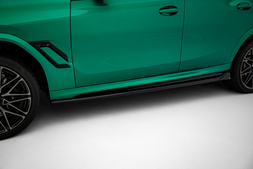 Side Skirts Diffusers V.2 BMW X6 M F96 / X6 M-Pack G06