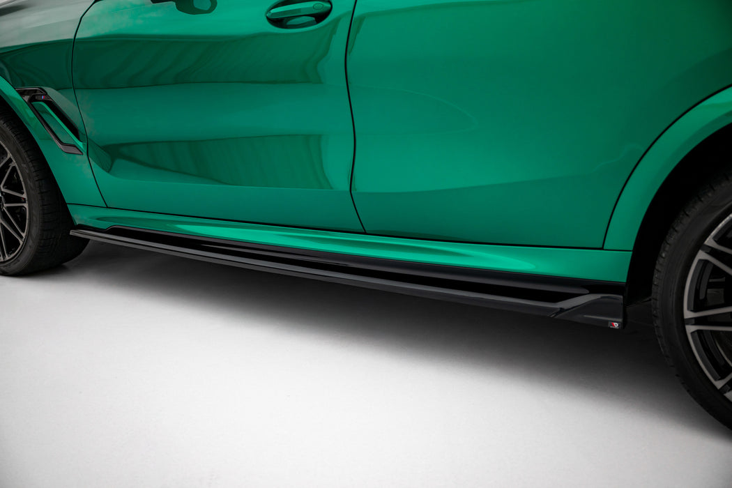 Side Skirts Diffusers V.2 BMW X6 M F96 / X6 M-Pack G06