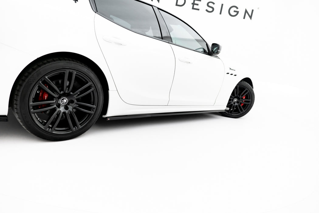 Side Skirts Diffusers Maserati Ghibli Mk3 Facelift