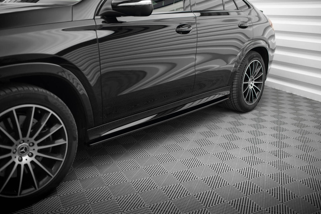 Side Skirts Diffusers Mercedes-AMG / AMG-Line GLE Coupe  C167 / C167 Facelift-ME-GLE-C167-AMGLINE-SD1G