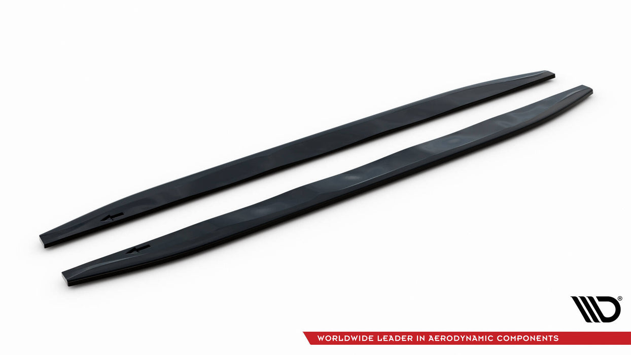 Side Skirts Diffusers Mercedes-AMG / AMG-Line GLE SUV W167 / W167 Facelift-ME-GLE-X167-AMGLINE-SD1G