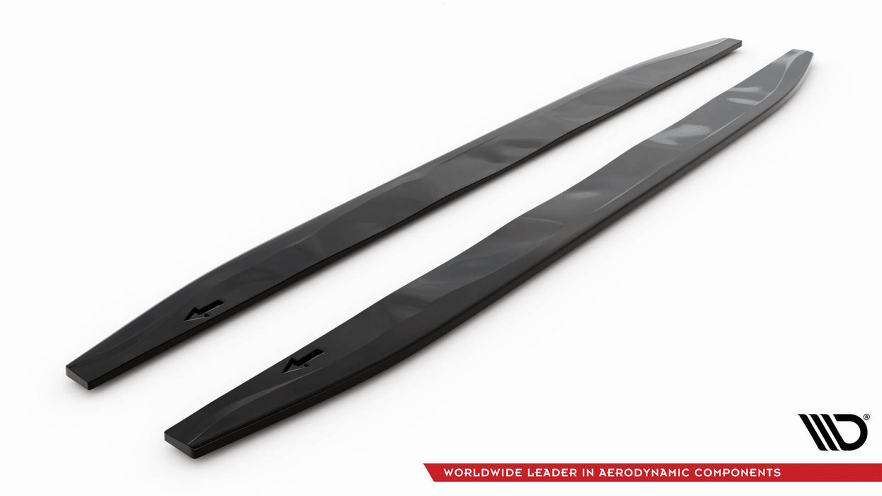 Side Skirts Diffusers Mercedes-AMG / AMG-Line GLE SUV W167 / W167 Facelift-ME-GLE-X167-AMGLINE-SD1G