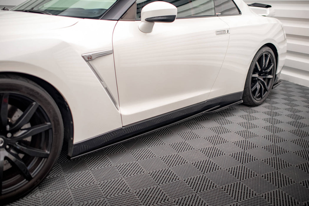 Side Skirts Diffusers Nissan GTR R35 Facelift-NI-GTR-4F2-SD1G