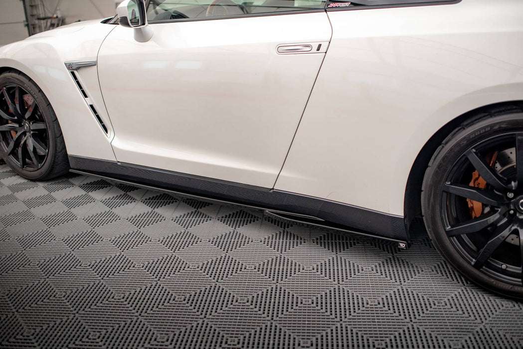 Side Skirts Diffusers Nissan GTR R35 Facelift-NI-GTR-4F2-SD1G