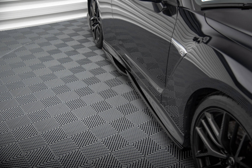 Side Skirts Diffusers Nissan GTR R35 Facelift-NI-GTR-4F3-SD1G