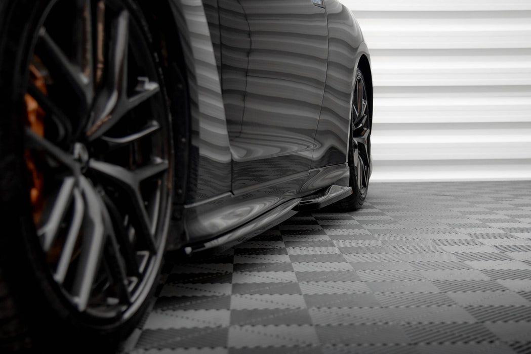 Side Skirts Diffusers Nissan GTR R35 Facelift-NI-GTR-4F3-SD1G