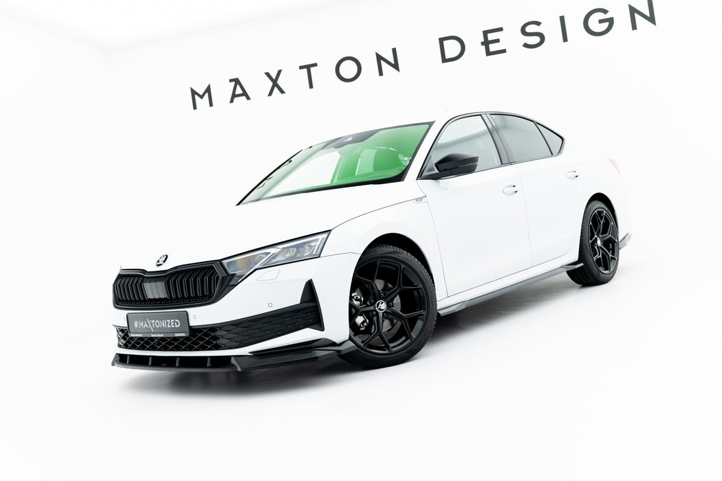 Side Skirts Diffusers V.3 Skoda Octavia RS Liftback / Combi Mk4 Facelift