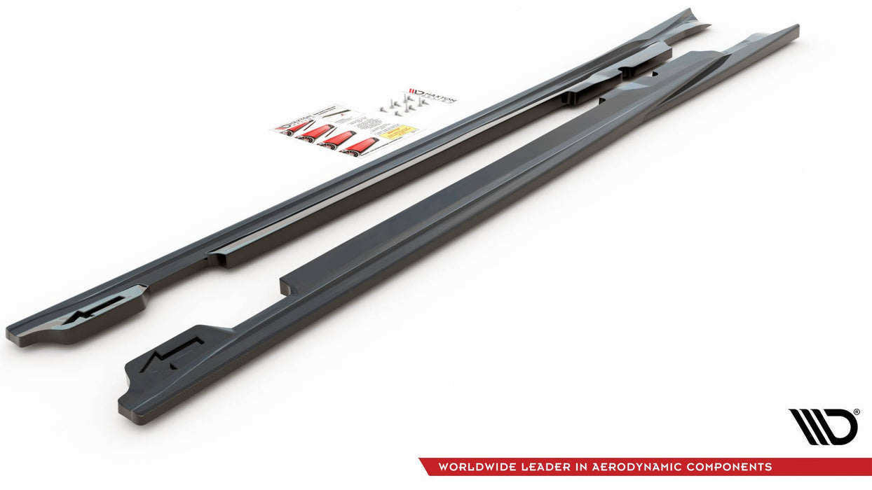 Side Skirts Diffusers V.1 Porsche Panamera Turbo 970 Facelift