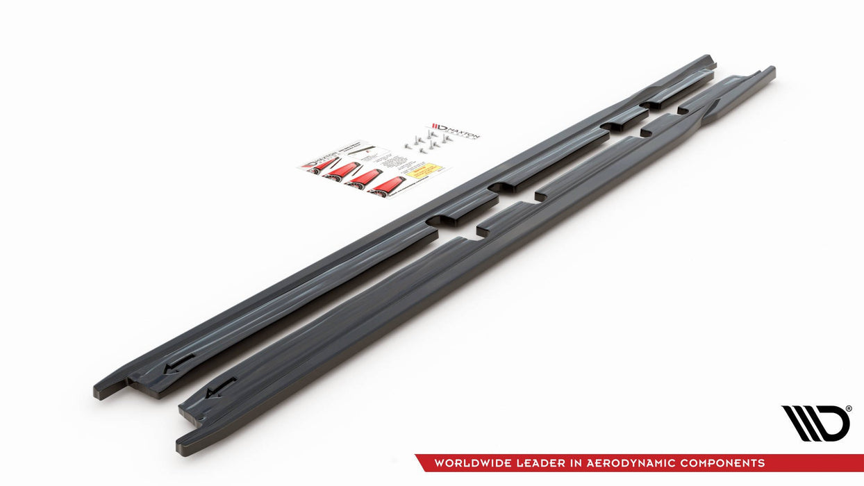 Side Skirts Diffusers V.1 Seat Leon FR ST / Hatchback Mk4 / Cupra Leon ST / Hatchback Mk1 / Mk1 Facelift