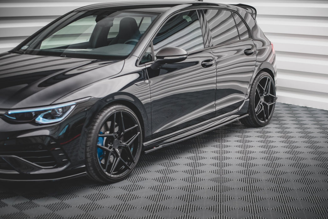 Side Skirts Diffusers V.1 Volkswagen Golf R Hatchback Mk8