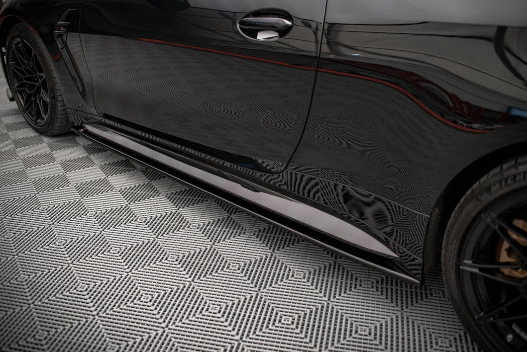 Side Skirts Diffusers V.2 BMW M4 G82 / G82 Facelift