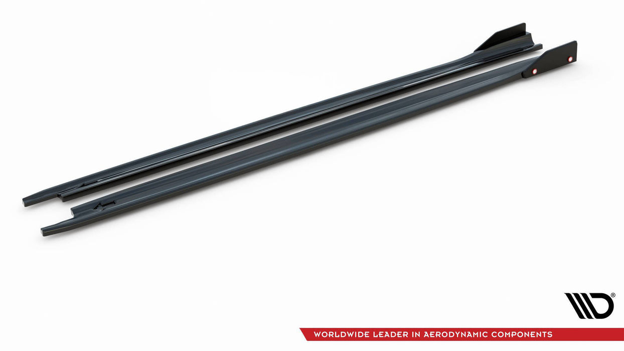 Side Skirts Diffusers V.2 + Flaps Skoda Octavia RS Liftback / Combi Mk4