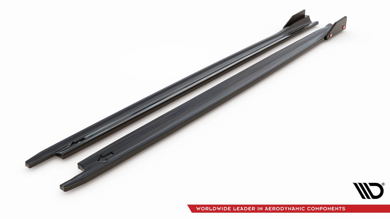 Side Skirts Diffusers V.2 + Flaps Skoda Octavia RS Liftback / Combi Mk4