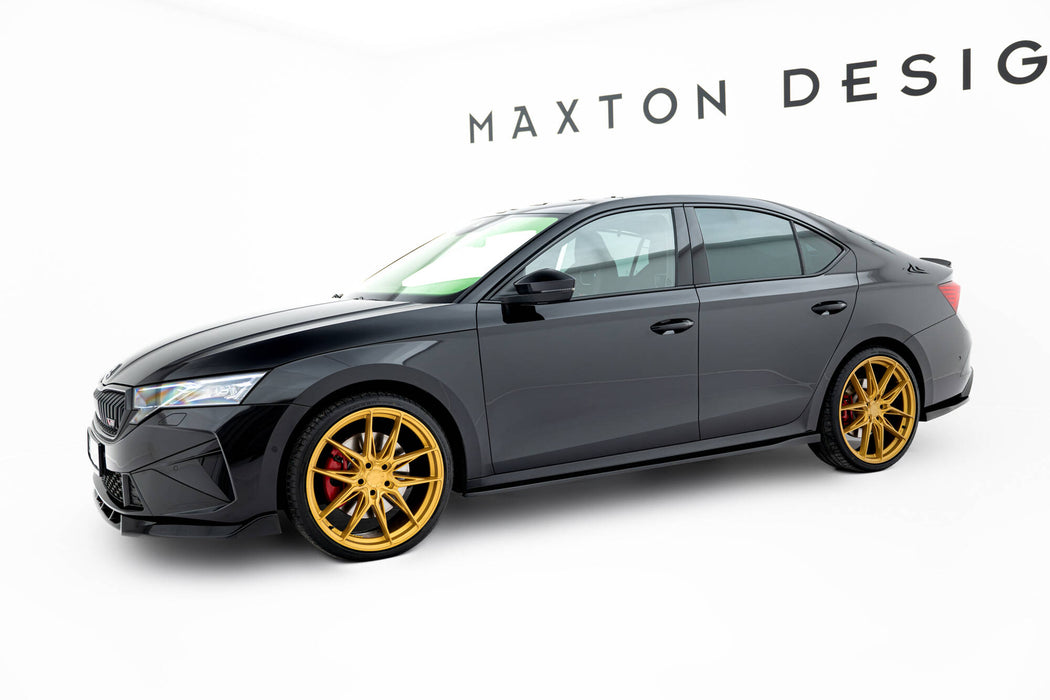 Side Skirts Diffusers V.2 Skoda Octavia RS Liftback / Combi Mk4