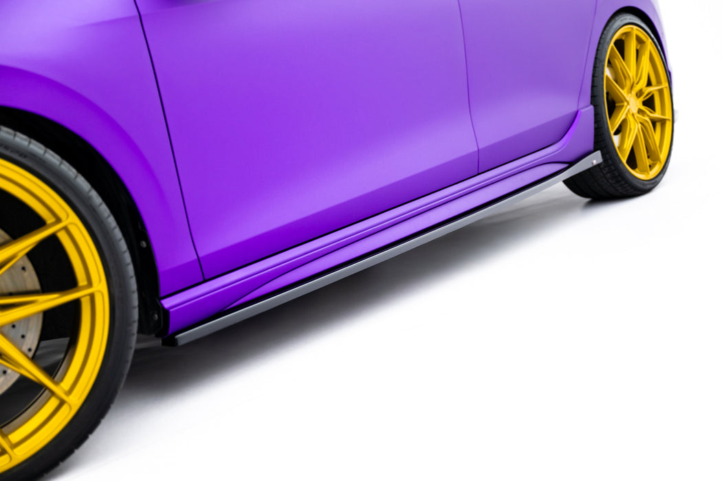 Side Skirts Diffusers V.2 Volkswagen Golf R Hatchback Mk8