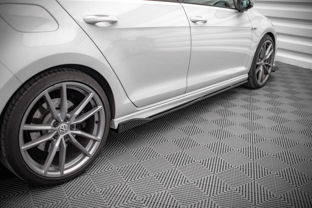 Side Skirts Diffusers V.2 Volkswagen Golf R / R-Line Mk7 - Harrys Euro