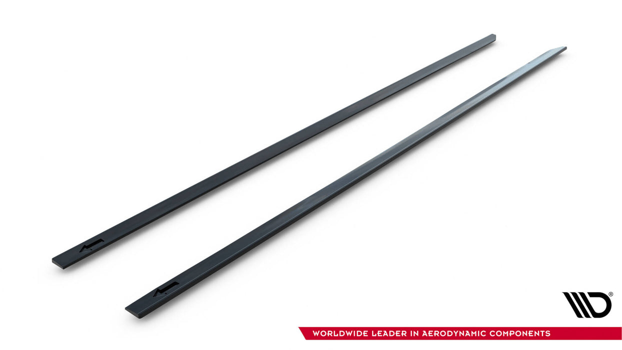 Side Skirts Diffusers V.2 Volkswagen Golf R / R-Line Mk7 Facelift