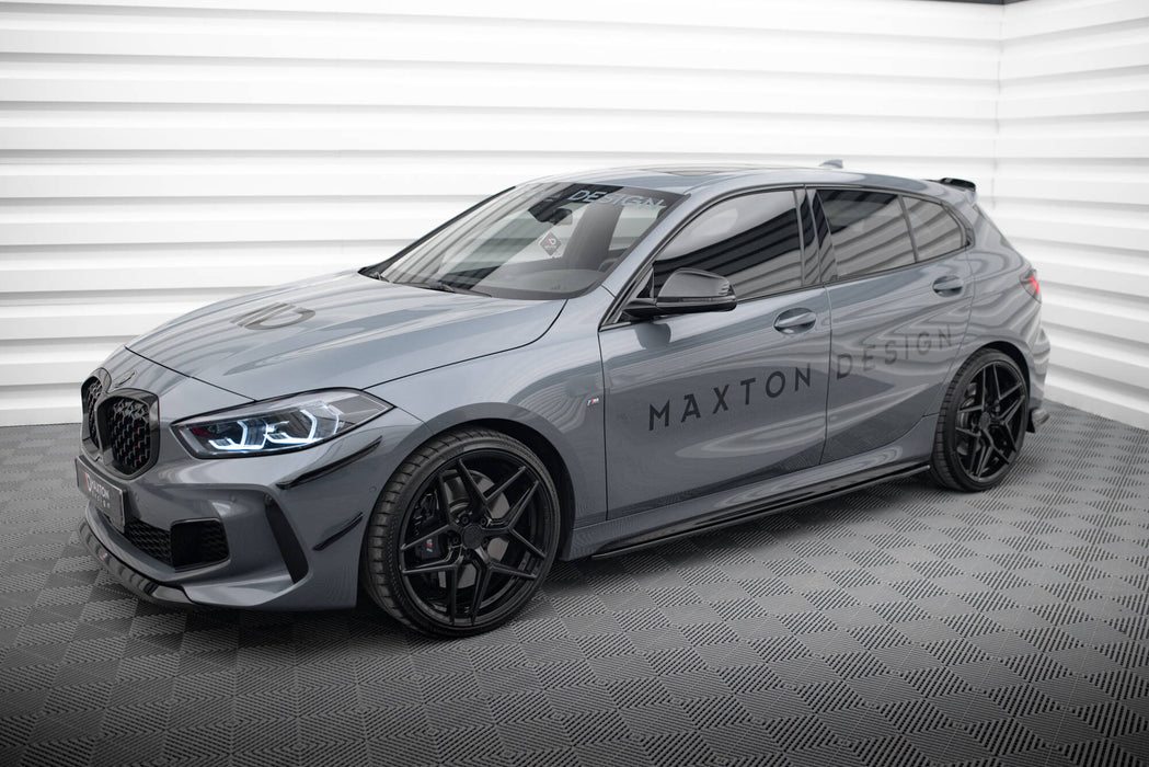 Side Skirts Diffusers V.2 for BMW 1 M-Pack /  M135i / 128ti-BM-1-40-MPACK-SD2G